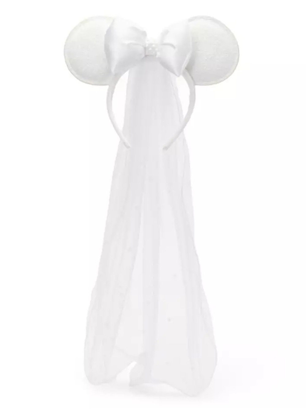 Bridal Minnie Ears with Veil